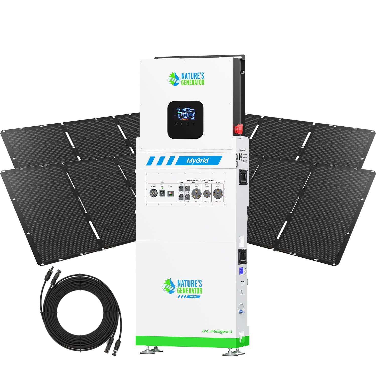 Nature's Generator MyGrid 10K Solar Generator for Home
