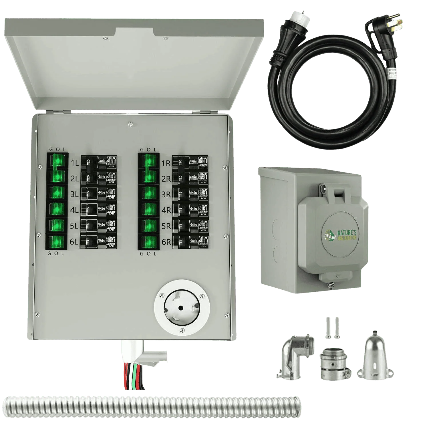 Nature's Generator 12-Circuit 120/240V 50A Manual Transfer Switch