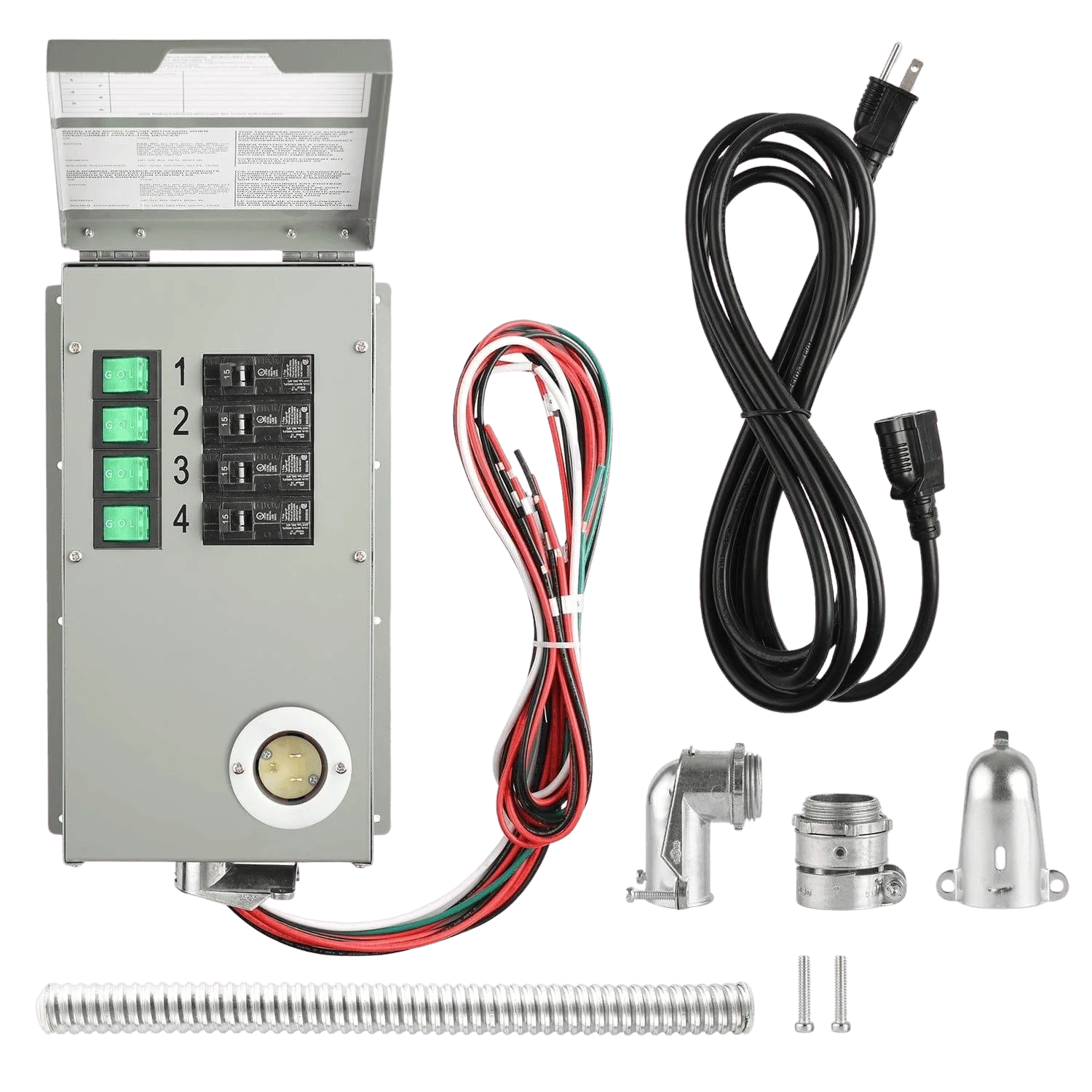 Nature's Generator 120V 15A 4-Circuit Manual Transfer Switch