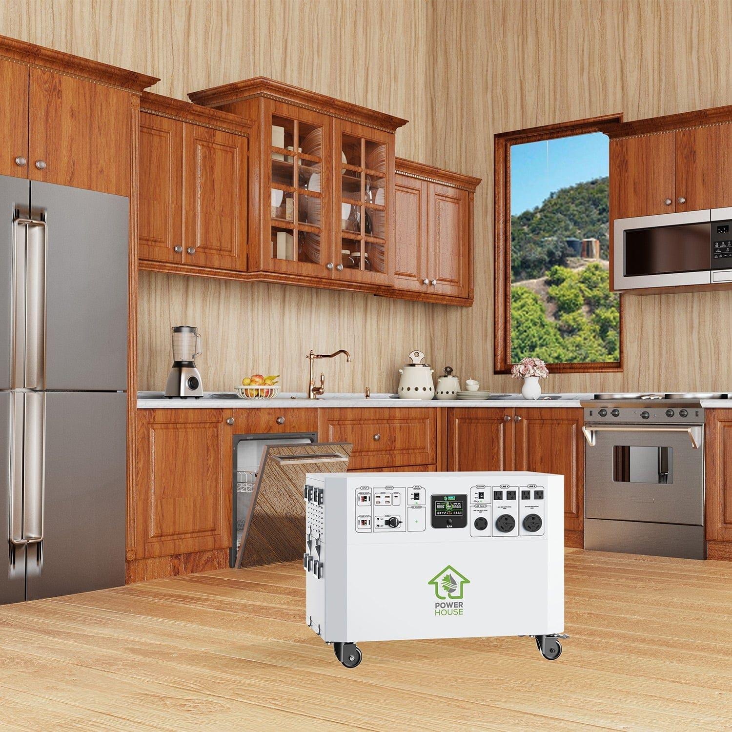 Nature’s Generator Powerhouse With Solar Panels