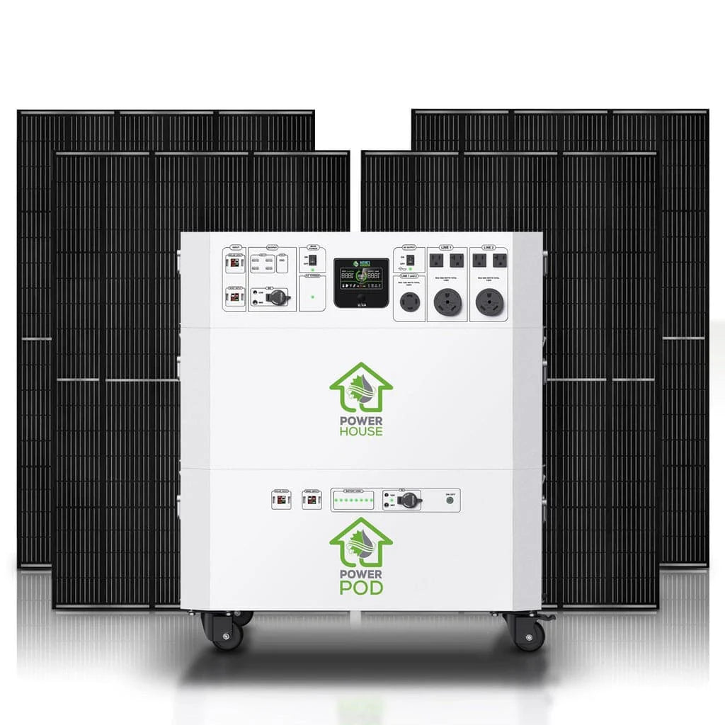 Nature’s Generator Powerhouse With Solar Panels