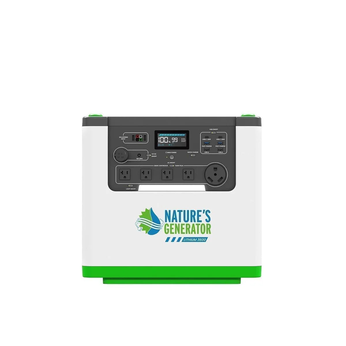Nature's Generator Lithium 3600 Series