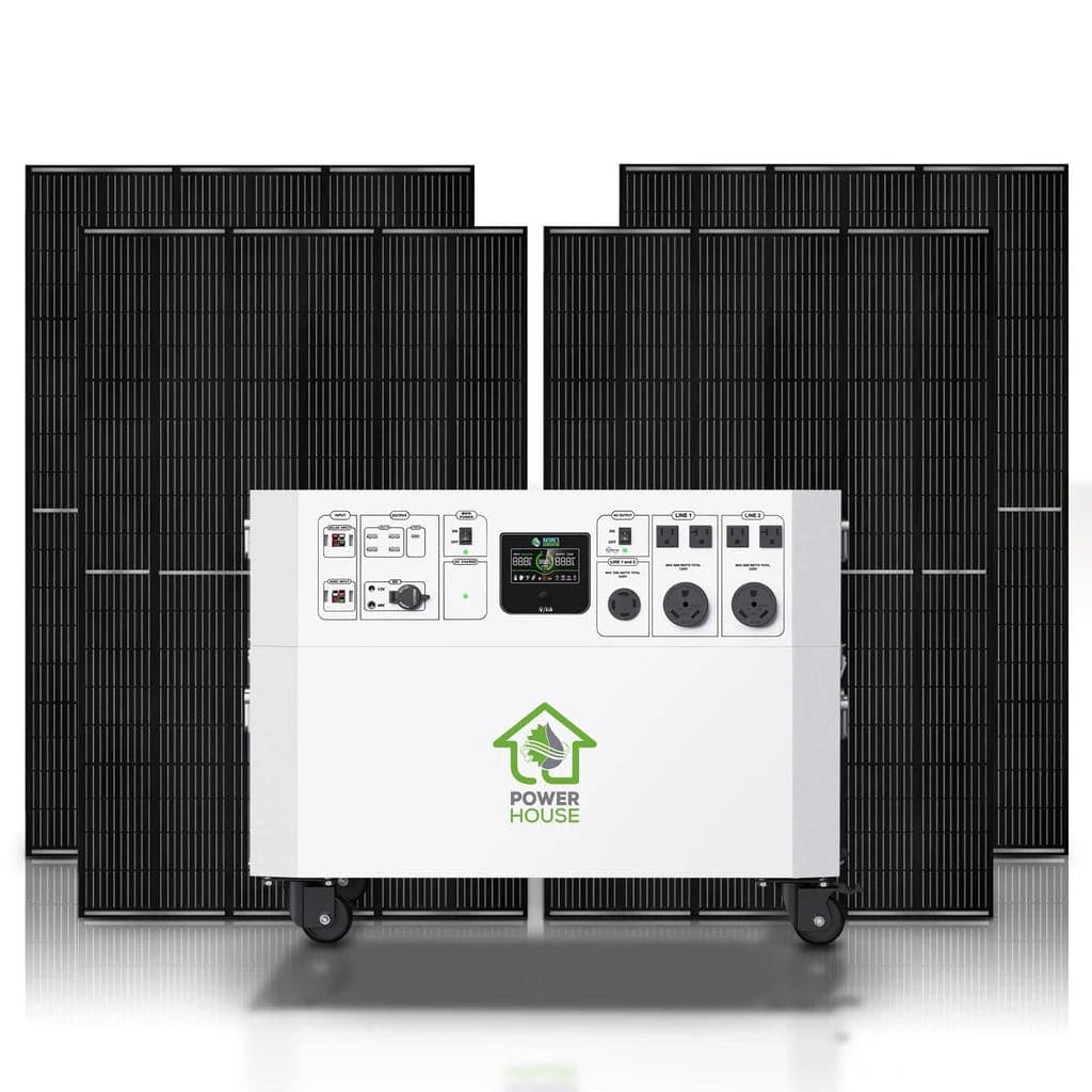 Nature’s Generator Powerhouse With Solar Panels
